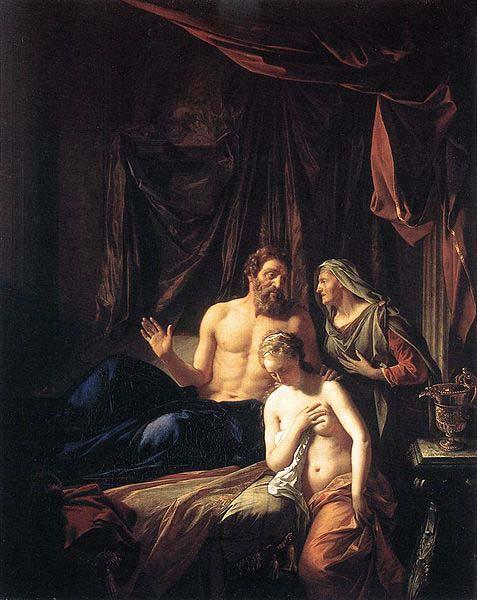 Adriaen van der werff Sarah presenting Hagar to Abraham. oil painting image